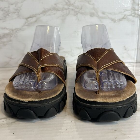 mia ladies chunky platform open toe sandals size 10 M y2k cute retro - Picture 4 of 9